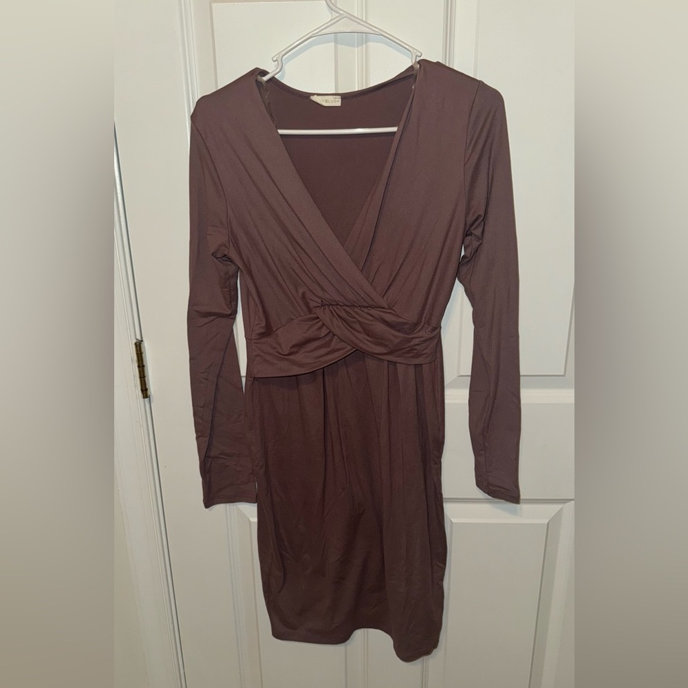 Pinkblush purple maternity dress